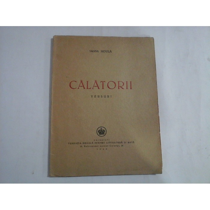 CALATORII - SANDA MOVILA